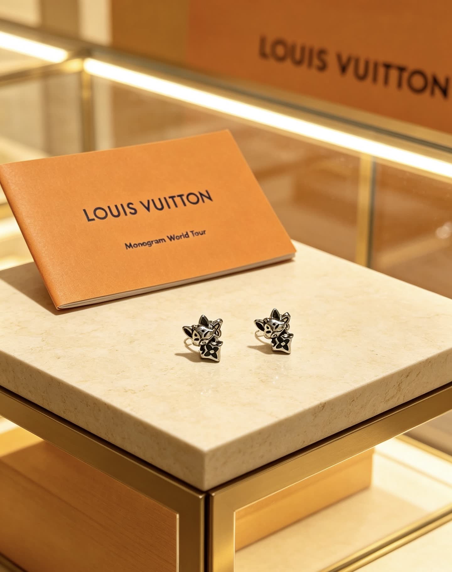 Louis Vuitton Fox Earrings